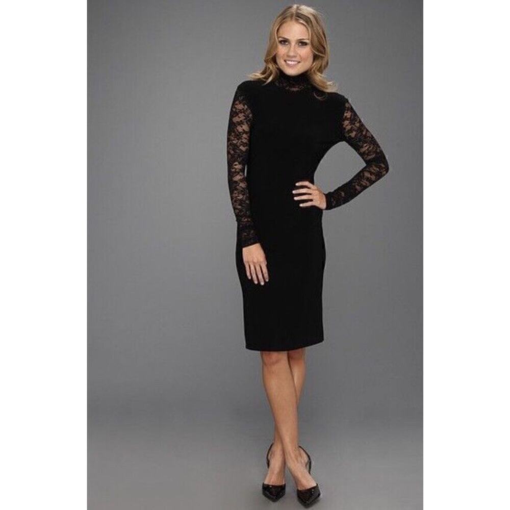 Norma Kamali X Kamali Kulture Long Sleeve Dress Women's Black XS